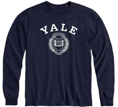 Yale Heritage Long Sleeve T-Shirt (Navy)