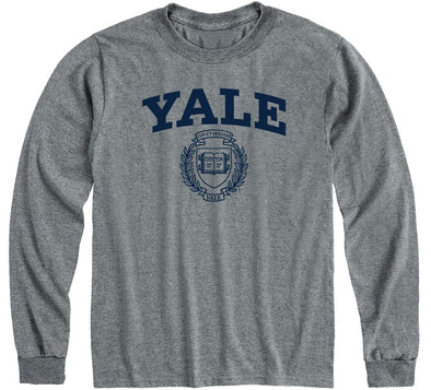Yale Heritage Long Sleeve T-Shirt (Charcoal Grey)