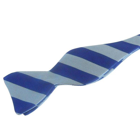 Columbia - Blue Stripe Bow Tie (Silk)