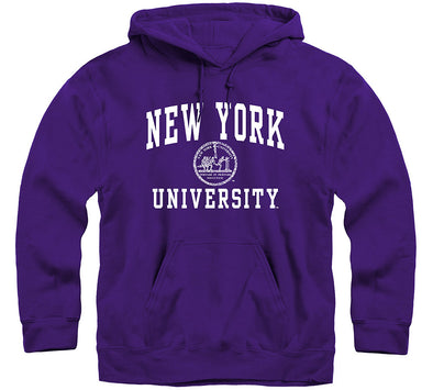 New York University Heritage Hooded Sweatshirt (Violet)