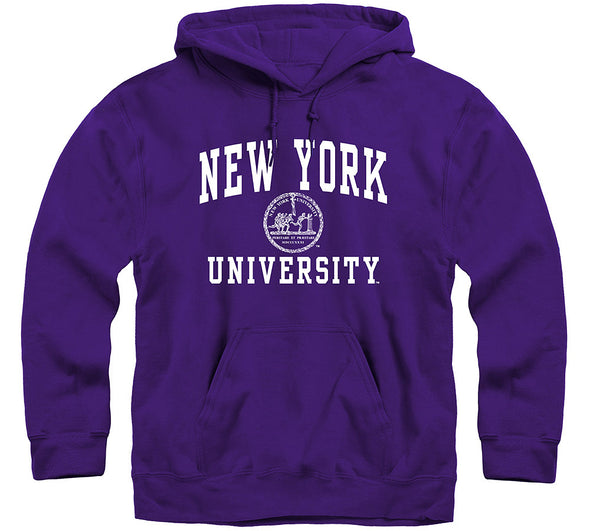 New York University Heritage Hooded Sweatshirt (Violet)