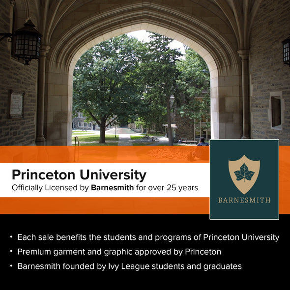 Princeton Crest Long Sleeve T-Shirt (Black)