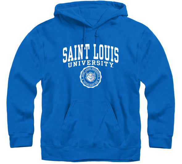Saint Louis University Heritage Hooded Sweatshirt (Royal Blue)