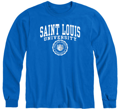 Saint Louis University Heritage Long Sleeve T-Shirt (Royal Blue)